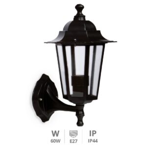 GS-0701856 FAROL HACIA ARRIBA NEGRO GRANDE (N)