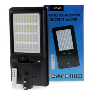 Ref: LM6352 Farola Solar Led Para Alumbrado Público 3000 Lm Con Sensor