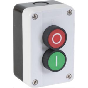 CAJA PULSADOR VERDE IP65 CON 1NO+1NC    REF: CPGR
